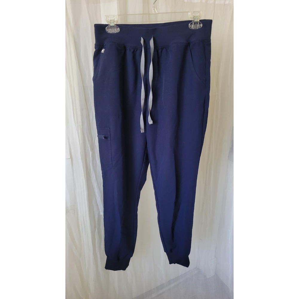 Figs Technical Collection Scrub Jogger Pants Navy Blue Sz Medium Women's